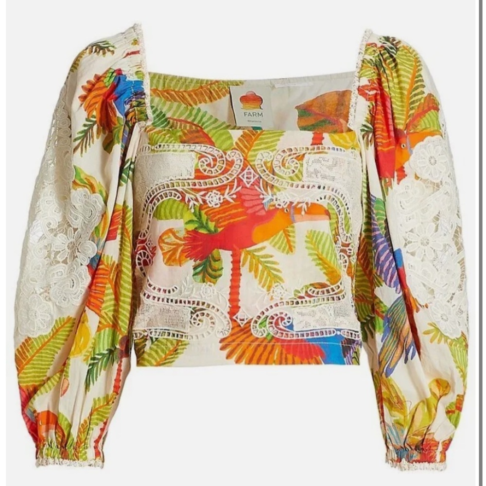 Farm Rio Forest Birds Blouse - Small